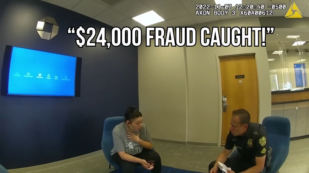 $24,000 Fraud Attempt Caught on Chase Bank Bodycam | Police Response