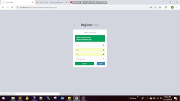 tutorial login multi level user  with php mailer
