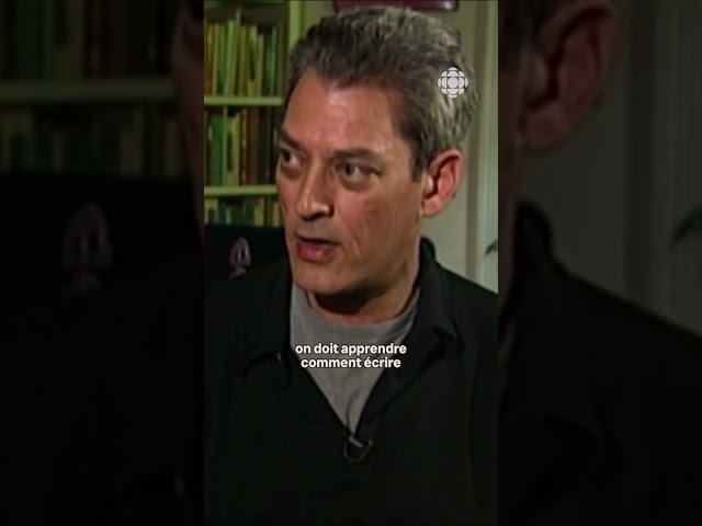 Paul Auster, entrevue en français en 2000 #Shorts
