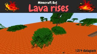 Lava Rises - Free 1.21.4 Minecraft Datapack