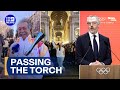 Olympic torch arrives in Milan ahead of Opening Ceremony | 9 News Australia