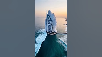Thumbnail of Burj Al Z Slammed by Massive Wave! 🌊 #dubai #ai #ocean #waves #tsunami #trending #viral #burjkhalifa