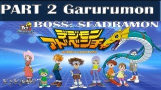 Digimon Adventure (PSP) - Walkthrough P.2 - "Digievo. Garurumon -BOSS: Seadramon" screenshot 3
