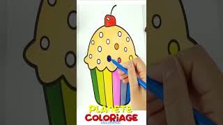 CUPCAKE Coloring & Planète coloriage