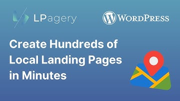 How to Create Hundreds of Local Landing Pages in Minutes - WordPress Local SEO Tutorial LPagery Pro