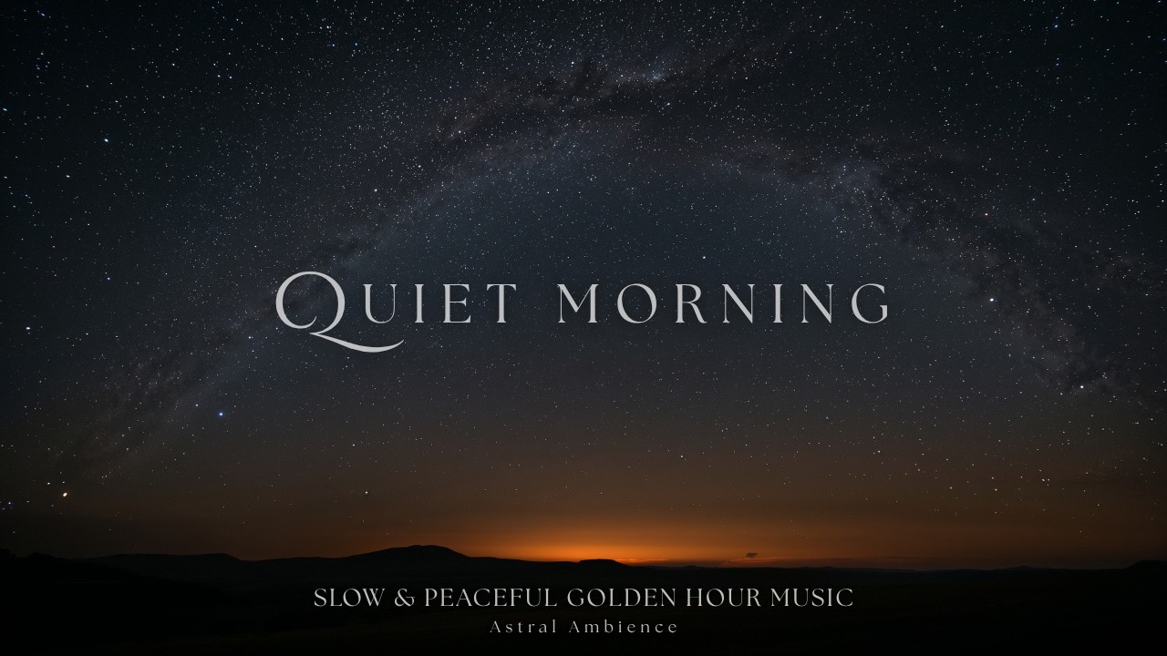 Quiet Morning | Peaceful Deep Meditation Music - Relaxing Ambient Music for Stress Relief