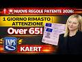 🚨 NUOVE REGOLE PATENTE 2026: 1 GIORNO RIMASTO | ATTENZIONE Over 65! – INPS