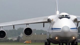 GIANT Russian AF An124, RA-82037, take-off at Gilze-Rijen