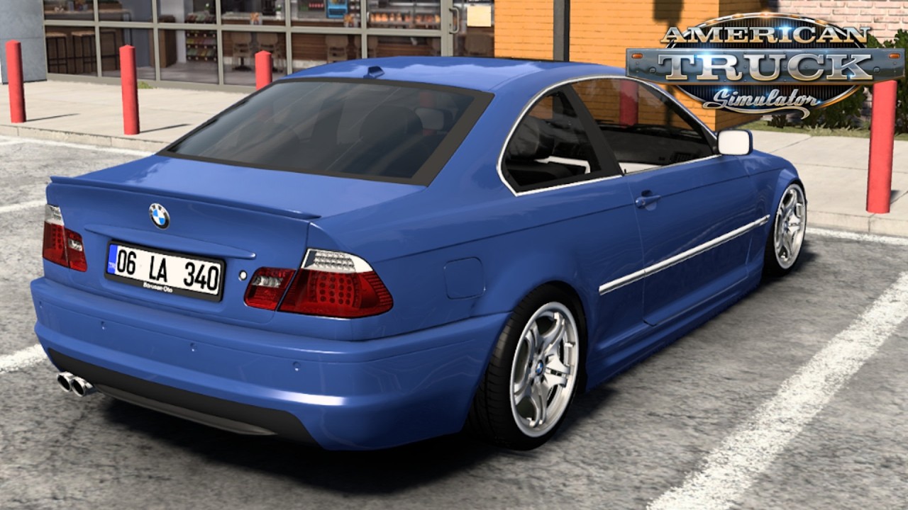ATS - BMW 330i E46 Coupe in American Truck Simulator MODS