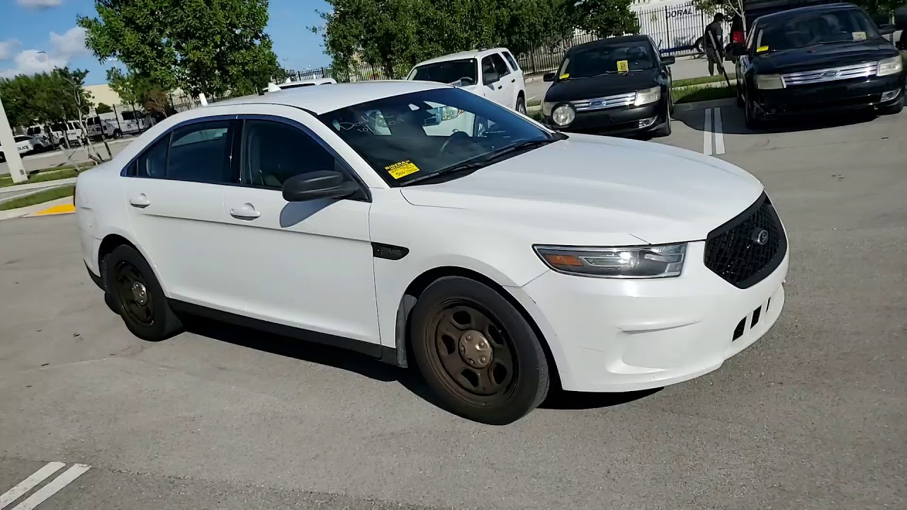 Ford taurus police interceptor