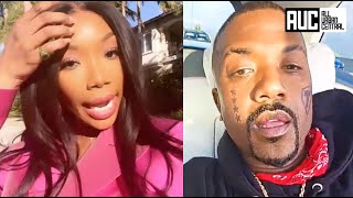 &quot;You Look Dirty&quot; Brandy Tells Ray J To Take Down Video Showing Tattoos With White Stuff Around His M