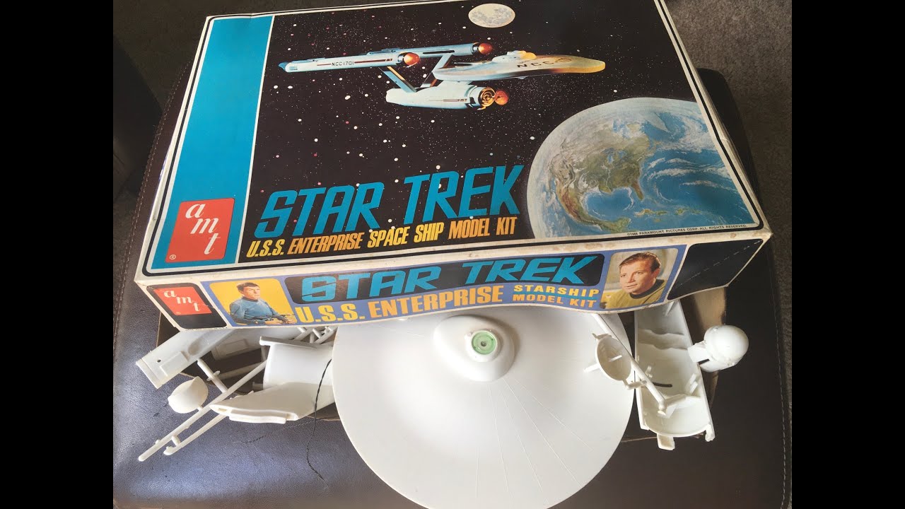 My Father's Enterprise Part 1 - A Vintage AMT 1/650 Star Trek Model Kit Build in Memory of my Dad.