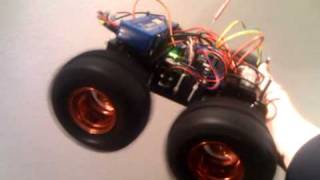 Dagu 4WD trying to make it self balance with accelerometer and gyro