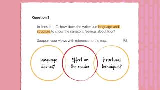 GCSEPod English Language Edexcel Paper 1, Question 3, Tips for Success