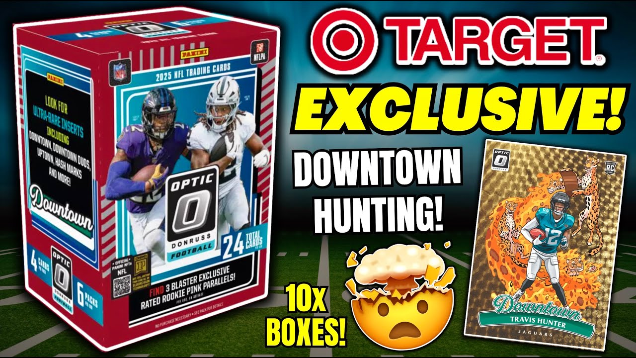 *TARGET EXCLUSIVE!🚨 2025 Donruss Optic Target Football Blaster Box Review!🏈