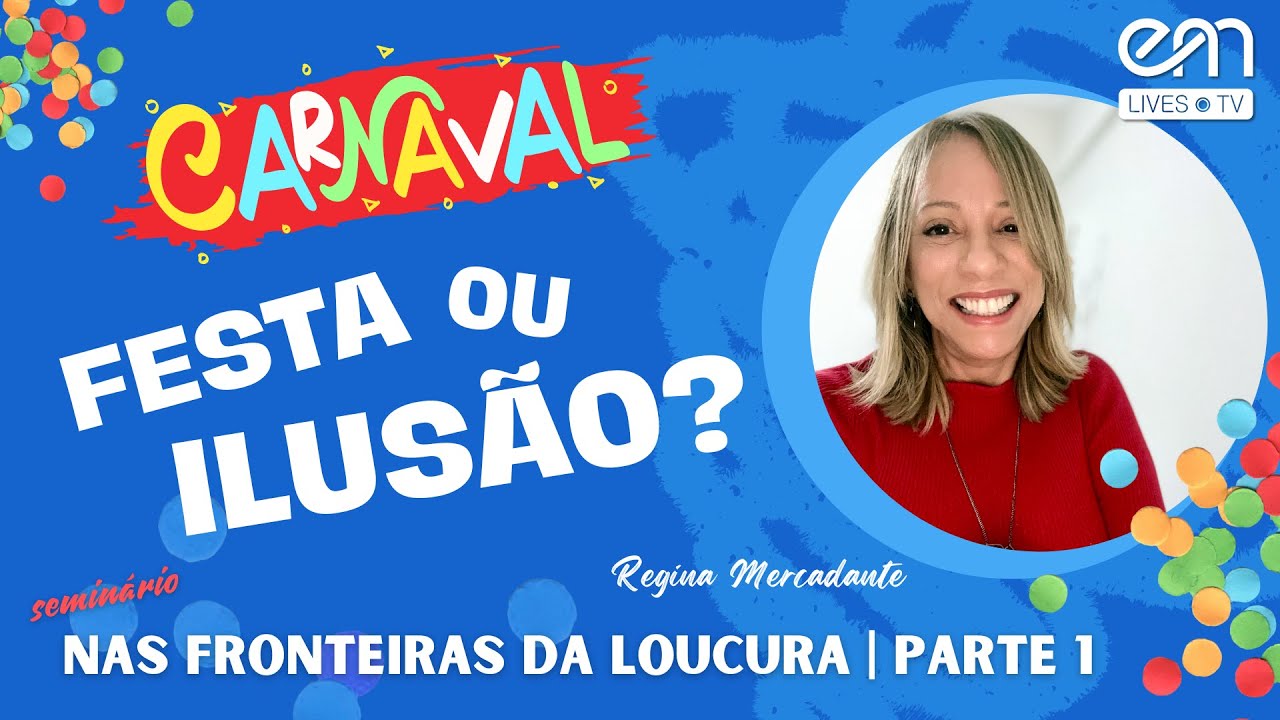 ✨ Seminário sobre o livro “NAS FRONTEIRAS DA LOUCURA”, de Manoel Philomeno de Miranda, psicografado por Divaldo Franco.
✨ Tema Central: Carnaval: Festa ou Ilusão? A Visão Espírita do Mundo Físico e Espiritual.

🔹 BLOCO 1 (Sábado - 18h30)
INTERCÂMBIO MENTAL: Conexões invisíveis entre os planos.

Expositora: Regina Mercadante/SP.

Sobre Regina Mercadante:
Regina Mercadante é criadora de conteúdo digital, expositora espírita e voluntária do Instituto Espírita de Educação em São Paulo. Ela coordena o projeto Espiritismo e Mediunidade, promovendo reflexões sobre o espiritismo no mundo contemporâneo.

Sobre o Livro “Nas Fronteiras da Loucura”:
Neste livro, o espírito Manoel Philomeno de Miranda, com a orientação de Bezerra de Menezes, explora a linha tênue entre sanidade e desequilíbrio mental. A obra se aprofunda nas influências espirituais que permeiam o Carnaval Carioca, revelando como a obsessão pode afetar a saúde mental e levar ao risco da loucura irreversível. Uma análise profunda sobre o impacto das energias espirituais no comportamento humano.

🌐 Acesse as nossas mídias sociais:

🔹 Site – https://emlives.tv
🔹 YouTube – https://www.youtube.com/espiritismoemediunidade
🔹 Facebook – https://www.facebook.com/espiritismoemediunidade
🔹 Instagram – https://www.instagram.com/espiritismo.mediunidade
🔹 TikTok – https://www.tiktok.com/@espiritismoemediunidade
🔹 Kwai – https://kwai.com/@Emlivestv
🔹 X – https://x.com/EMediunidade

🔔 Inscreva-se no canal e ative o sininho para não perder os próximos vídeos espíritas! ✨

#manoelphilomenodemiranda #nasfronteirasdaloucura #espiritismoemediunidade #bezerrademenezes #emlivestv #espiritismo #carnaval #obsessao #loucura #divaldofranco #espirita #allankardec #webtv
