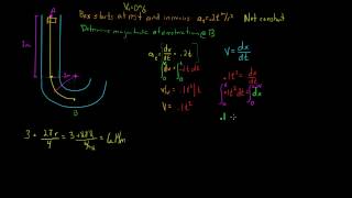 Normal and Tangential Acceleration (non constant Acceleration