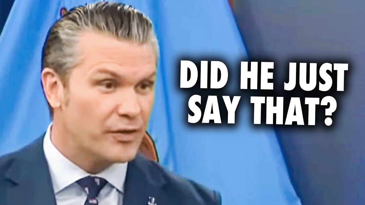 Pete Hegseth Struggles To Keep His Head Above Water