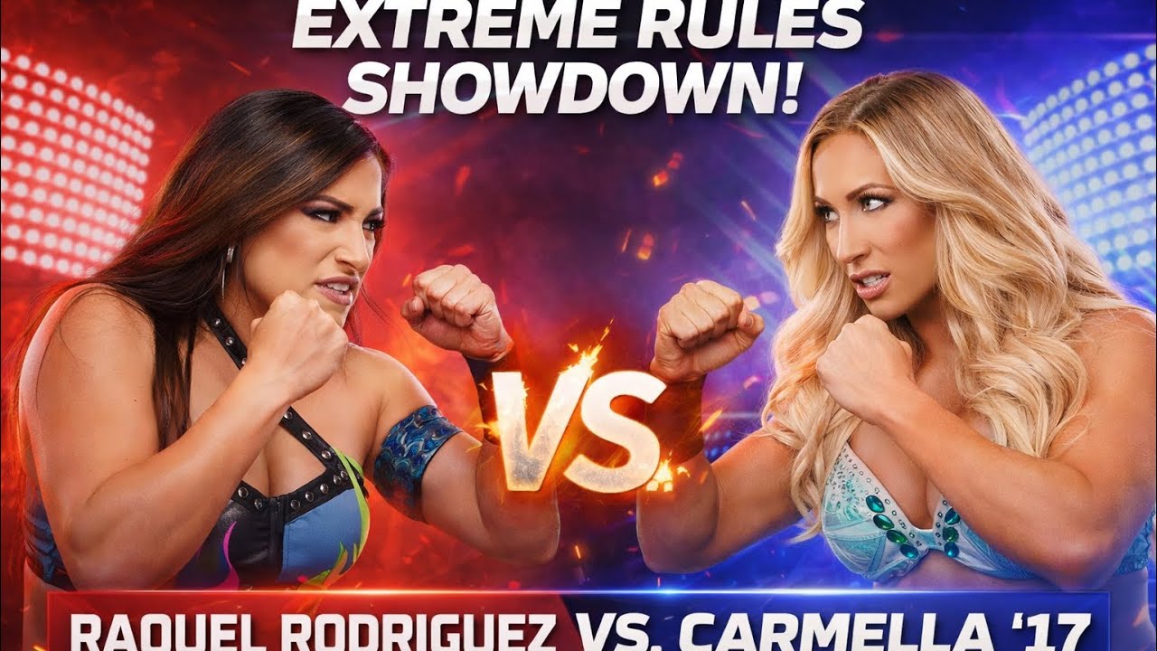 Raquel Rodriguez vs Carmella ’17 | WWE Extreme Rules Match 🔥