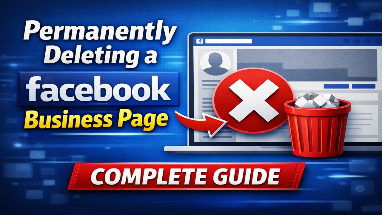 How to Delete a Facebook Page (Step-by-Step) - YouTube