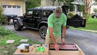 Transform Your Jeep Wrangler with a Front Runner Tailgate Table : Easy Installation Guide