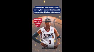 He earned over $200M in his iconic NBA career, but he was broke 2 years after his last NBA game