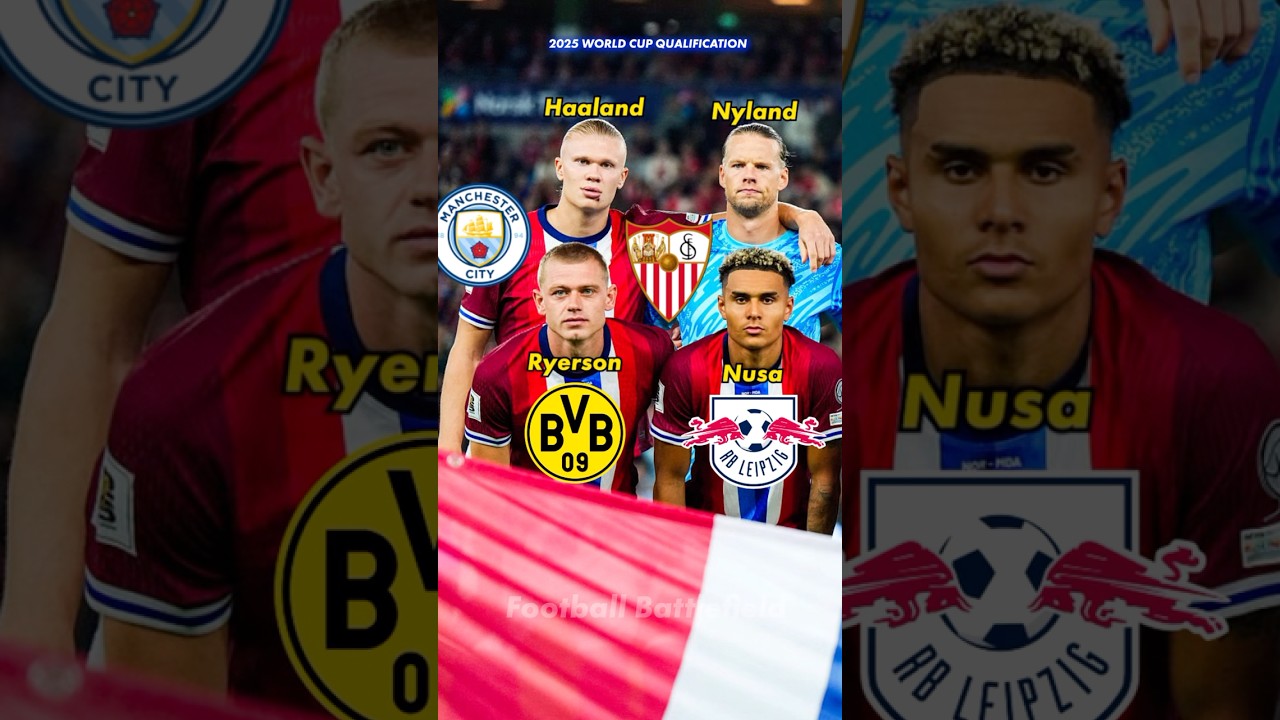 Norway squad vs Moldova (11-1) World Cup Qualifiers Europa🔥Clubs🤔