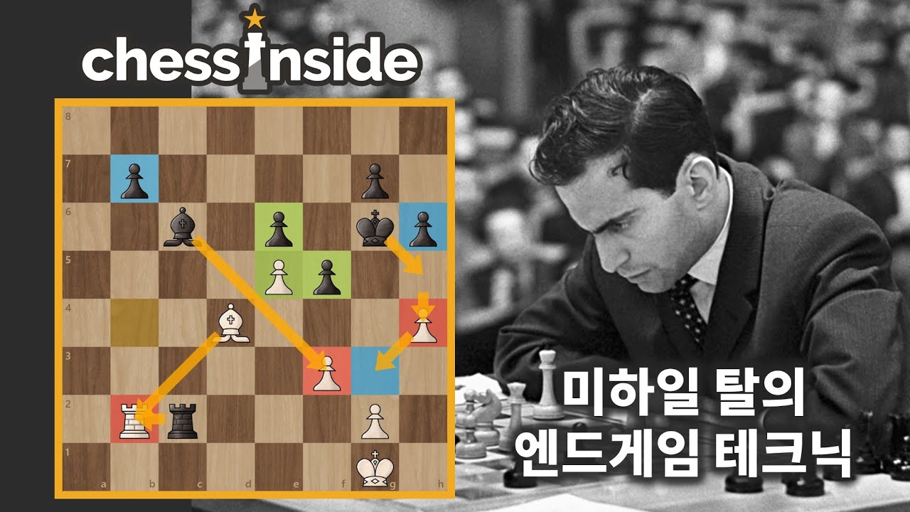 희생 플레이에 가려진 미하일 탈의 엔드게임 테크닉! - 체스 명경기224