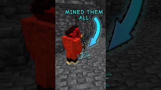 Mining Every Diamond Ore In Minecraft! #minecraft #minecraftshorts