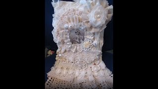 Gorgeous Shabby Chic Doily Book Tutorial - jennings644