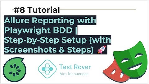 Allure Reporting with Playwright BDD | Step-by-Step Setup (with Screenshots & Steps) 🚀
