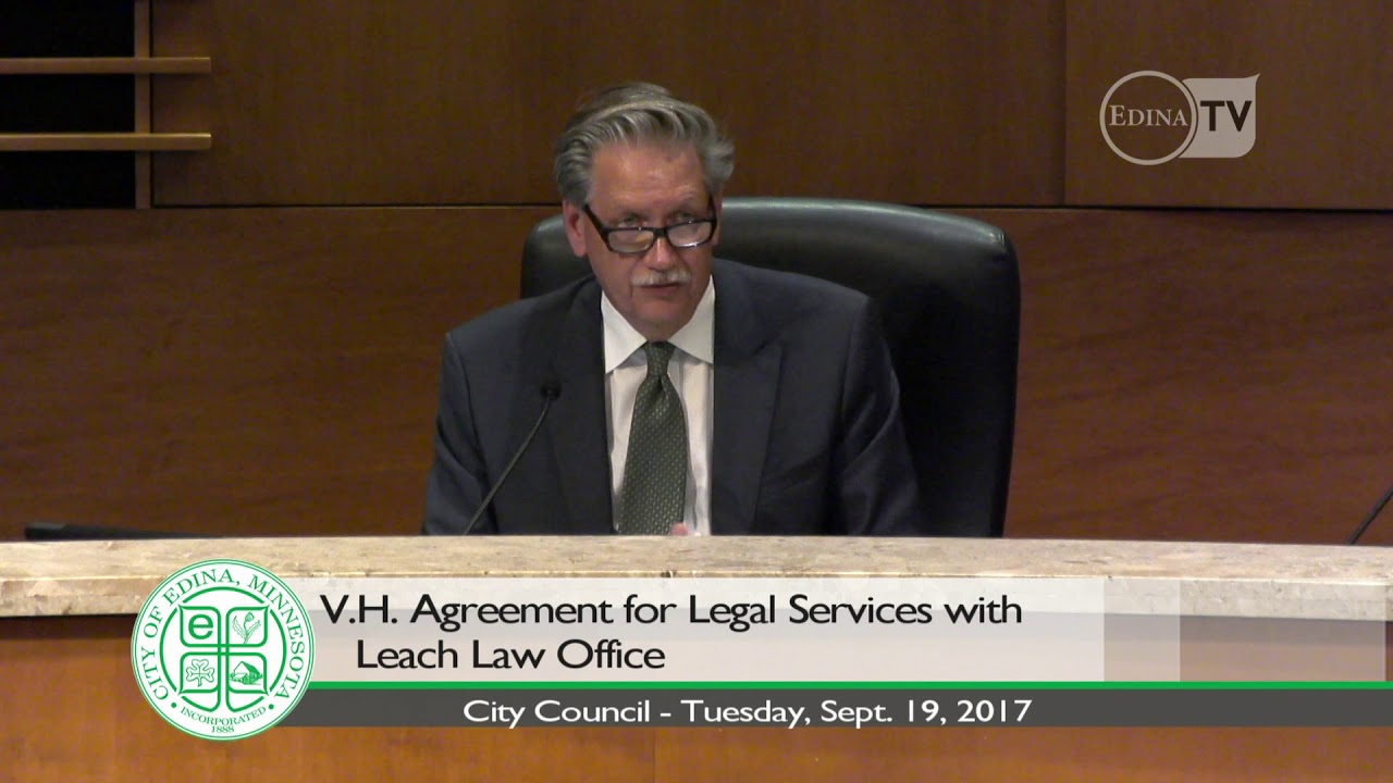Edina City Council & HRA Meeting / September 19, 2017 YouTube