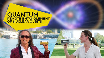 Remote quantum entanglement of nuclear qubits