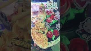 #2layer #cake dollcake#birthdaycake