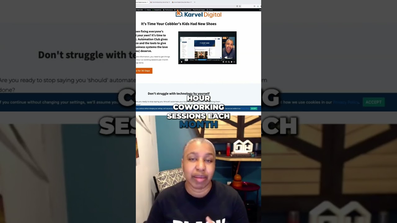 Join my Automation Club coworking sessions!