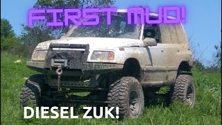 4bt diesel suzuki sidekick first time off-road 4bt Cummins Geo Tracker