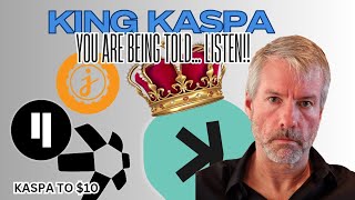 KING KASPA... YOU ARE BEING TOLD... LISTEN!! #kas #qnt #jas 