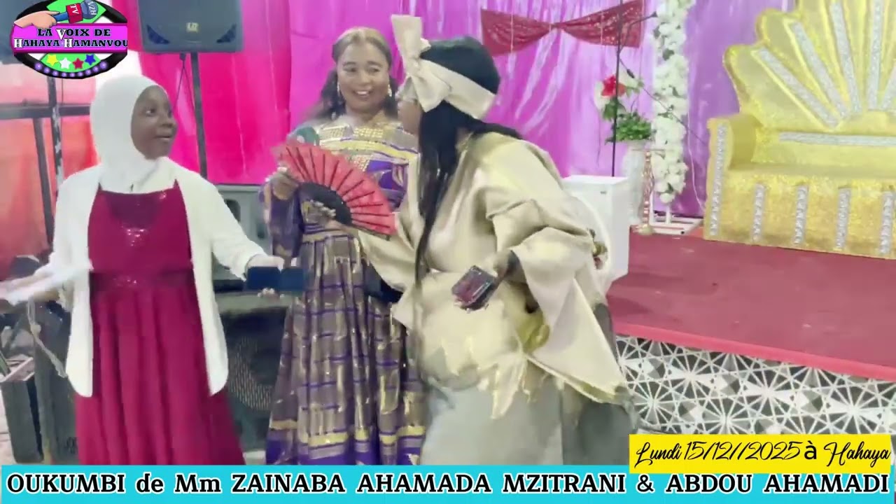 OUKUMBI, ZAINABA AHAMADA MZITRANU & ABDOU AHAMADI, le lundi 15/12/2025 à Hahaya
