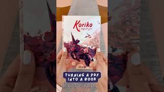 Turning a PDF Into a Hardcover Book ✨