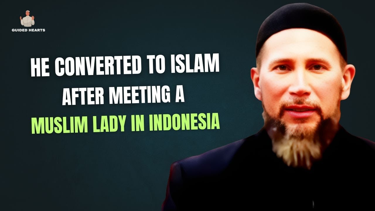 HE CONVERTED TO ISLAM AFTER MEETING A MUSLIM LADY IN INDONESIA !