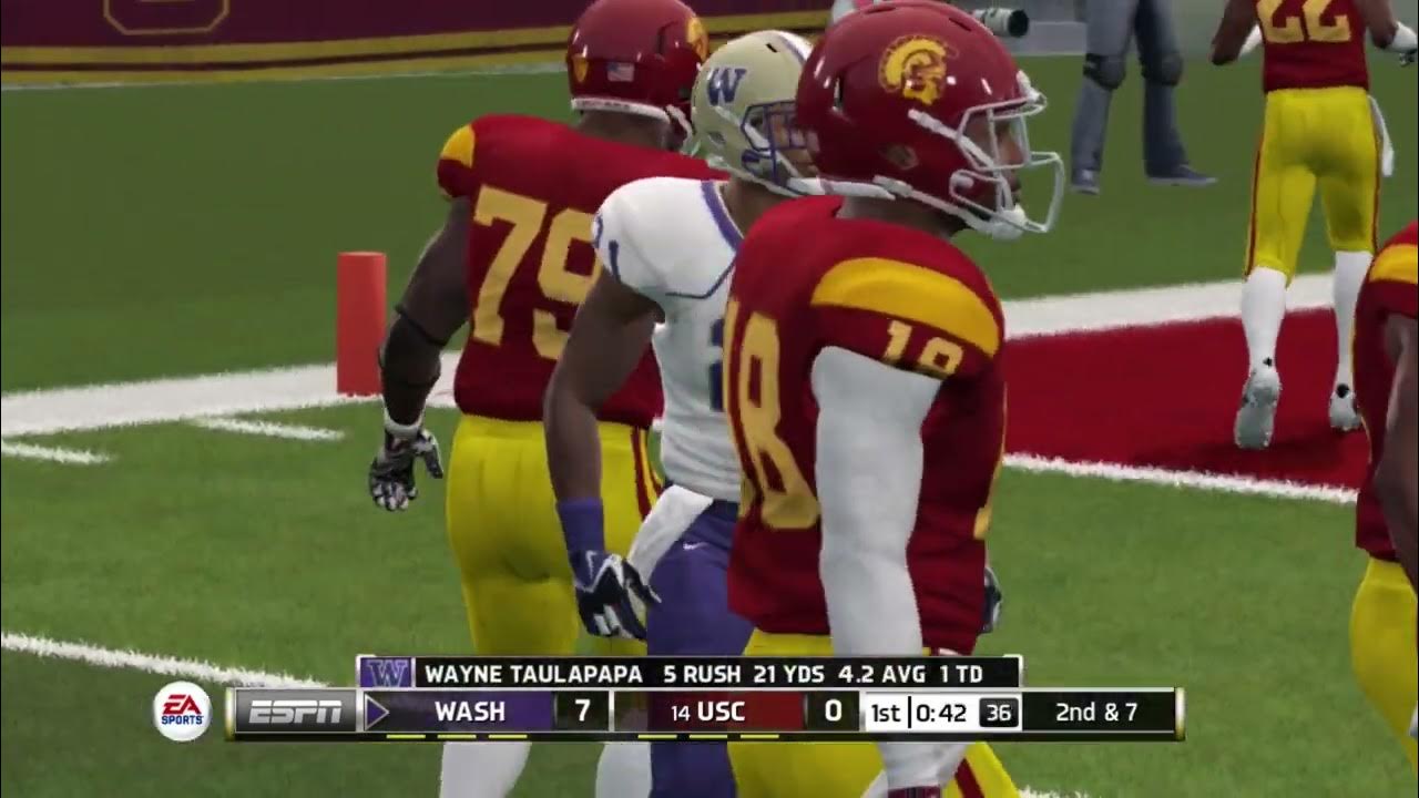 Washington Huskies vs USC Trojans NCAA Football 14 Updated to 2023