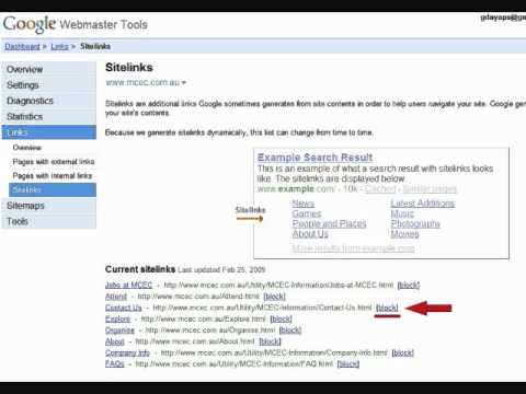 Google Sitelinks - How To Generate Google Sitelinks