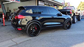 Porsche Cayenne Turbo with New Wheels