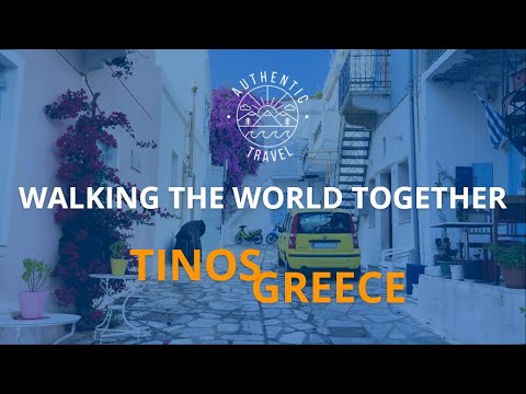 Walking through Tinos, Greece 4k