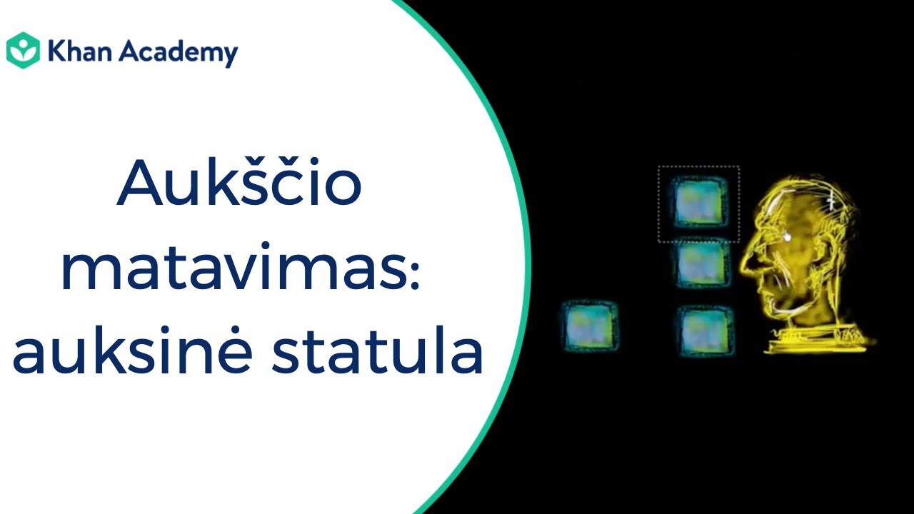 Aukščio matavimas: auksinė statula | Matavimo vienetai ir diagramos ...