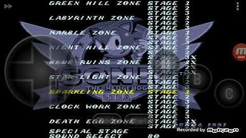 Sonic 1 Beta Remake v0.06 - Sparkling Zone