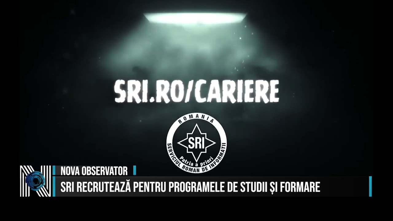 SRI recrutează pentru programele de studii și formare