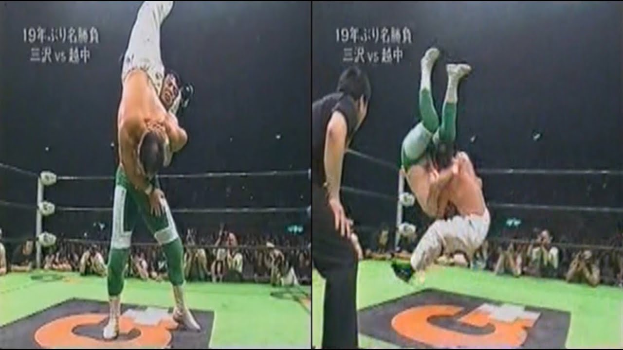 三沢光晴vs越中詩郎(2003年12月6日)