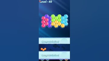 BLOCK! Hexa Puzzle! 5 Holic Level 40 (Rotate) - Lösung Solution Walkthrough
