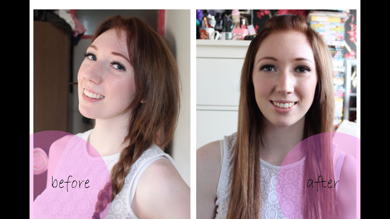 HOW TO Straighten Your Hair - Nano Ring Hair Extensions